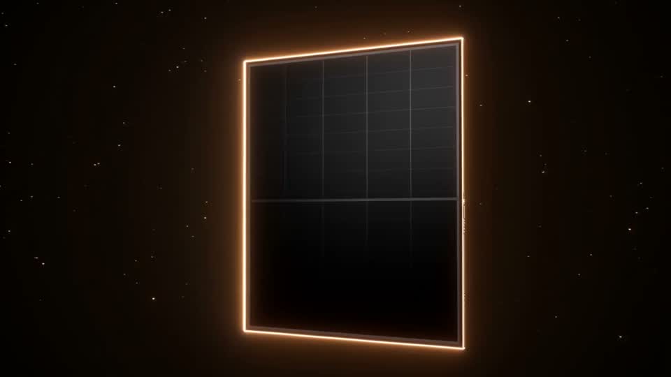 Schwarzes Glas-Glas-Solarmodul von Nordconcept